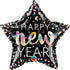 New Year Iridescent Star <br> 20” Balloon